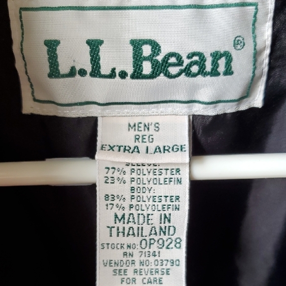 L.L. Bean Red and Black Ski Jacket Weather-Resistant Quilted Design - Picture 3 of 16